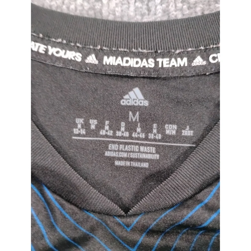 Streetwear Minimalist Adidas San Jose Earthquakes ECNL Soccer Jersey Mens M #18